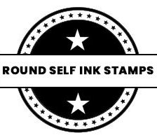 Round Self Ink Stamps