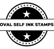 Oval Self Ink Stamps